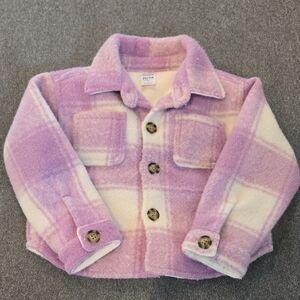 Carter's Purple and White Kids Jacket